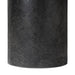 Bonnie dining table 48.5 in cylindrical textured black concrete pedestal base