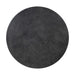 Bonnie dining table 48.5 in round textured black concrete tabletop