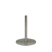 Round metal table base with vertical pedestal post and circular base plate