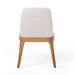 Back Close-up of Bryce Dining Chair upholstery and wood frame, high-performance hospitality chair