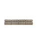 Alessi Fawn outdoor sectional sofa with low profile ottoman-like seats and curved arm