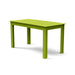 Bright Green durable all-weather HDPE material on the eco-friendly Rectangular Outdoor Picnic Table