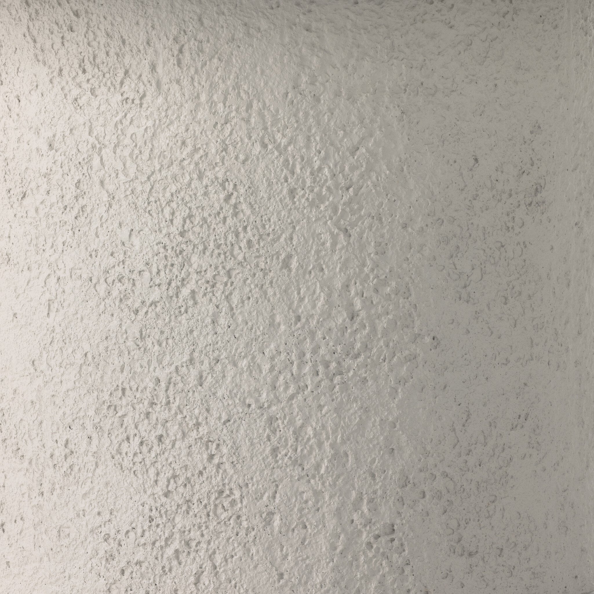 Close-up of Otero outdoor dining table showing raw concrete texture 