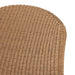 Close view detail Portia Outdoor Occasional Chair with solid teak frame and grey rope-weave seating