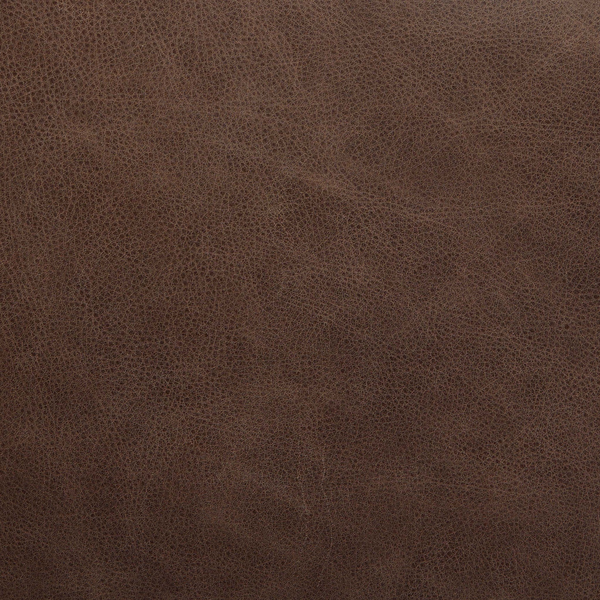 Brown faux leather upholstery texture panel for dining chair seat