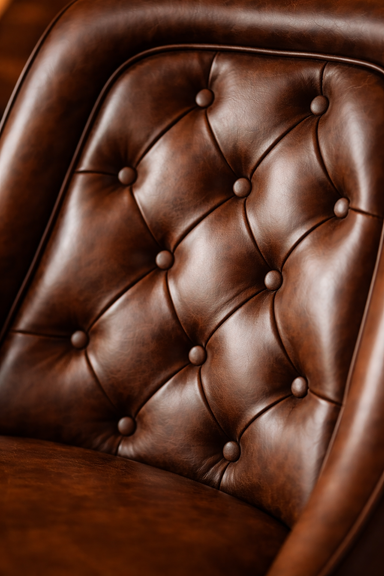 Detailed tufting Ashbury Club Chair by Social Design Supply Co: A classic hospitality lounge chair with plush cushioning and architectural silhouette for executive interiors