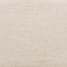 Natural linen seat cushion fabric with fine woven texture and even stitching