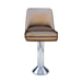 Front Porcini Marsley Bolted Stool by Social Design Supply Co: A commercial-grade floor-mounted bar stool with a contoured upholstered seat and high-durability finish for hospitality bars
