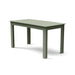 Green durable all-weather HDPE material on the eco-friendly Rectangular Outdoor Picnic Table