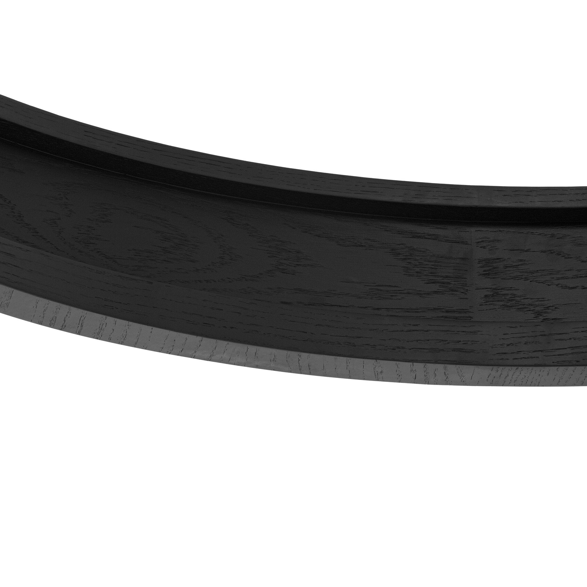 Inner Detail Baum Chandelier with a rounded dark-finished frame and bronzed stainless steel suspension