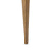 Wooden chair leg with tapered profile for dining chair frame