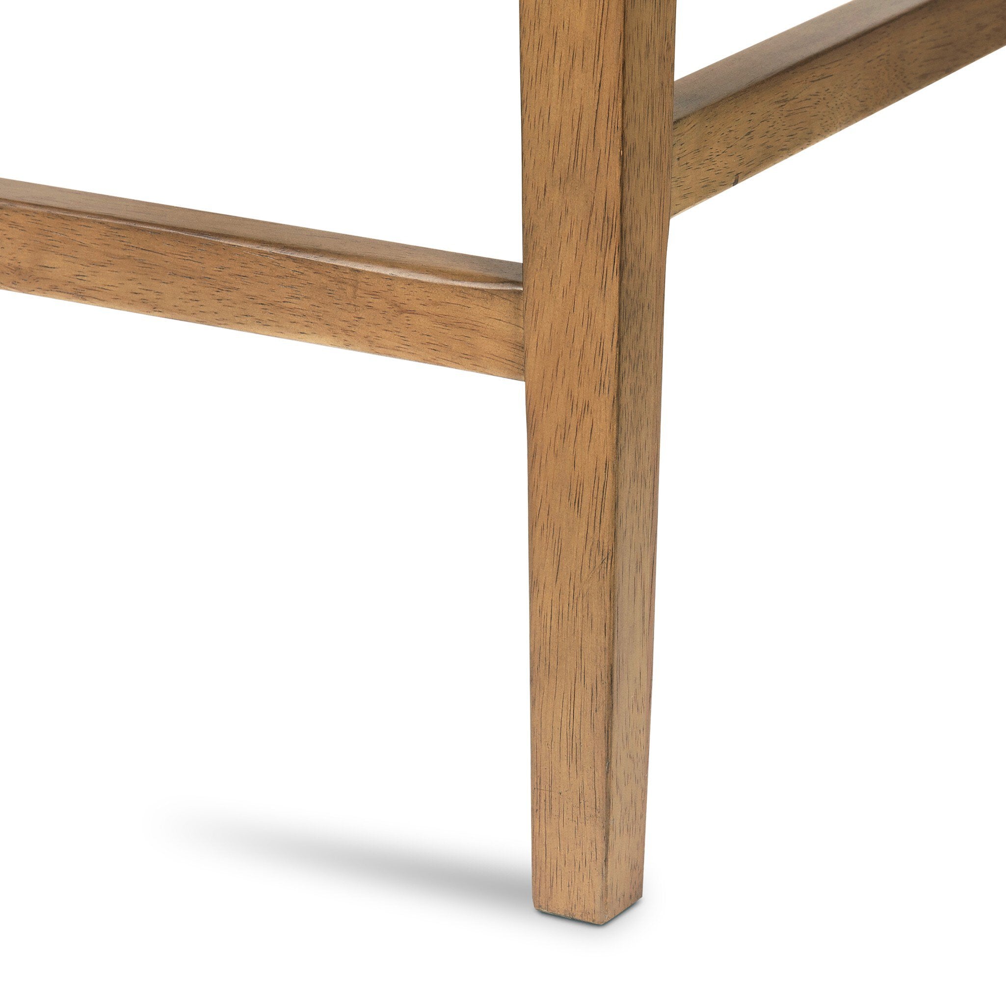 Counter stool wooden frame legs with square corner joints