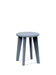Light Blue durable all-weather HDPE material on the eco-friendly Round Dining Stool