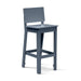 Light Blue durable all-weather HDPE material on the eco-friendly Square Bar Stool