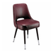 Maroon Rouge Red Oxford Club Chair by Social Design Supply Co: A classic hospitality lounge chair with supportive cushioning and soft upholstery for restaurants