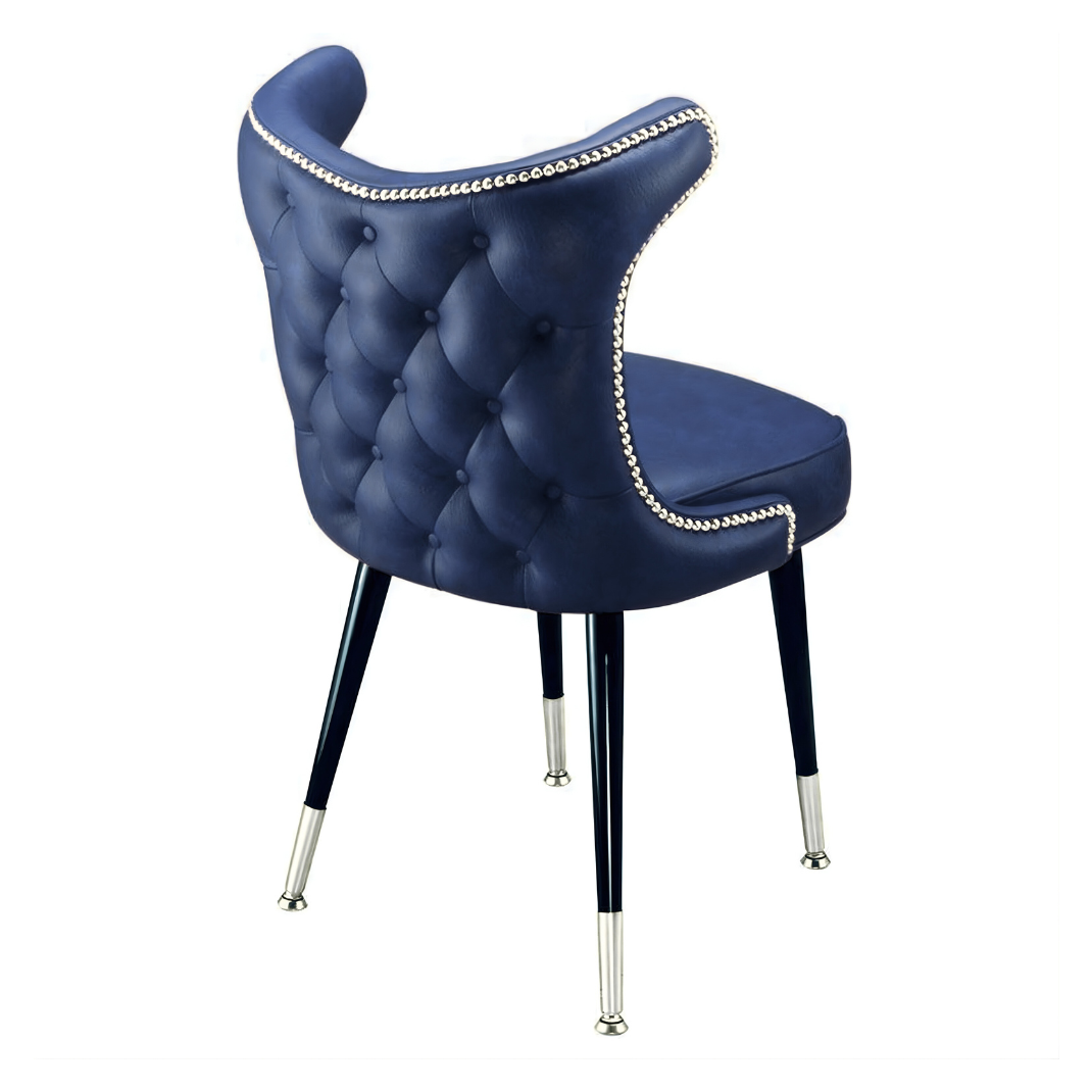 Navy Blue Somerset Club Chair by Social Design Supply Co: A soft-contoured hospitality lounge chair with high-density foam and commercial-grade durability for restaurants