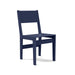 Navy durable all-weather HDPE material on the eco-friendly Outdoor Dining Chair 