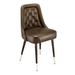 Porcini Brown Ashbury Club Chair by Social Design Supply Co: A classic hospitality lounge chair with plush cushioning and architectural silhouette for executive interiors