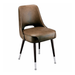 Porcini Brown Oxford Club Chair by Social Design Supply Co: A classic hospitality lounge chair with supportive cushioning and soft upholstery for restaurants