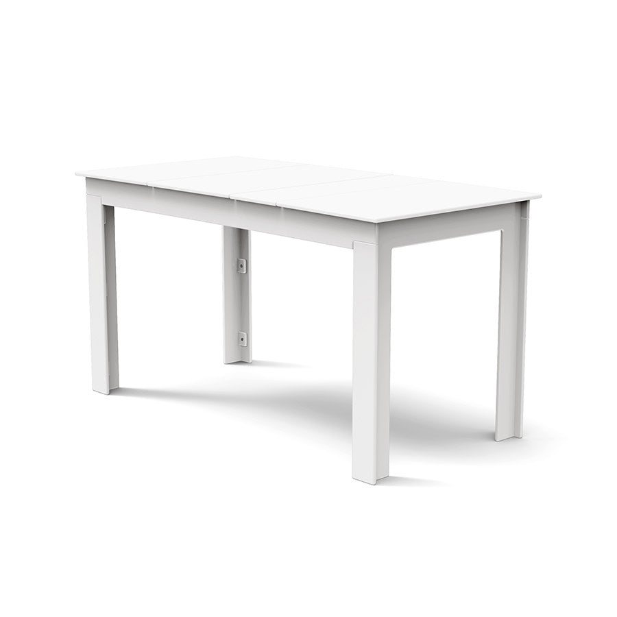 White durable all-weather HDPE material on the eco-friendly Rectangular Outdoor Picnic Table