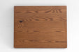Red oak tabletop panel with natural wood grain finish