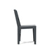 Side view grey durable all-weather HDPE material on the eco-friendly Outdoor Dining Chair