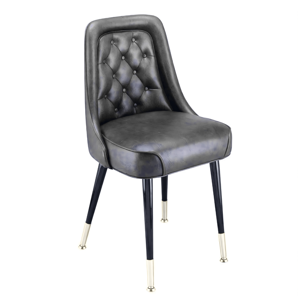Stone Grey Ashbury Club Chair by Social Design Supply Co: A classic hospitality lounge chair with plush cushioning and architectural silhouette for executive interiors