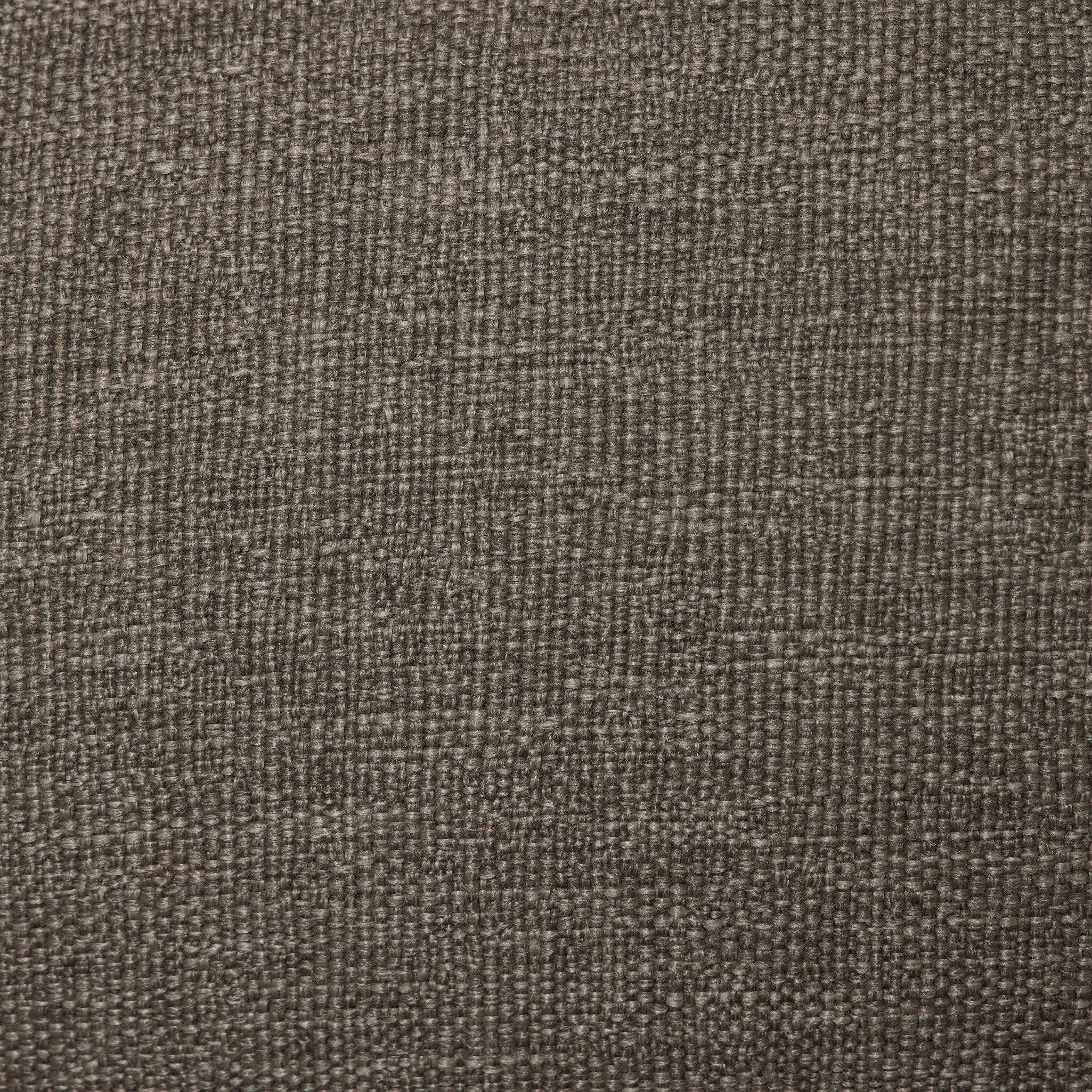 Outdoor sectional upholstery fabric, tight woven texture in dark taupe-brown