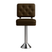 Tufted Button Ashford Bolted Bar Stool featuring a reinforced industrial frame and high-performance upholstered seat