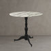 Black 3-leg table base with turned column and curved tripod feet