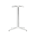 White Powder coat finish on no rock a heavy-duty steel 4-leg table base with 3M Scotchkote protection