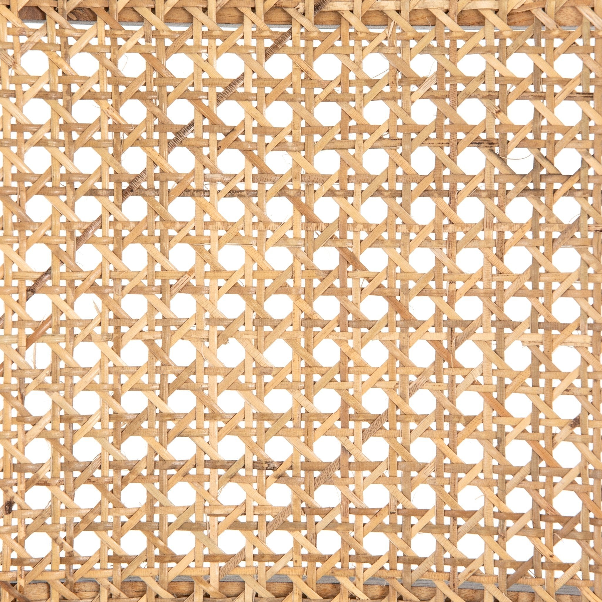 Woven texture detail Britt Dining Chair in Cambric Ivory performance fabric with black parawood tapered legs