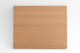 Square maple table top panel with natural wood grain and smooth finish