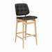 Dark brown upholstery finish swatch with suede-like texture and fine speckling