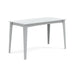 Alfresco rectangular counter table in driftwood finish, 72 inches for large outdoor spaces.