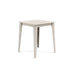 Alfresco square counter table in fog grey for neutral outdoor decor.