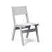 Alfresco dining chair in driftwood finish, stackable up to four chairs for easy storage.