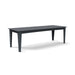 Alfresco dining table in charcoal grey, 95 inches wide.