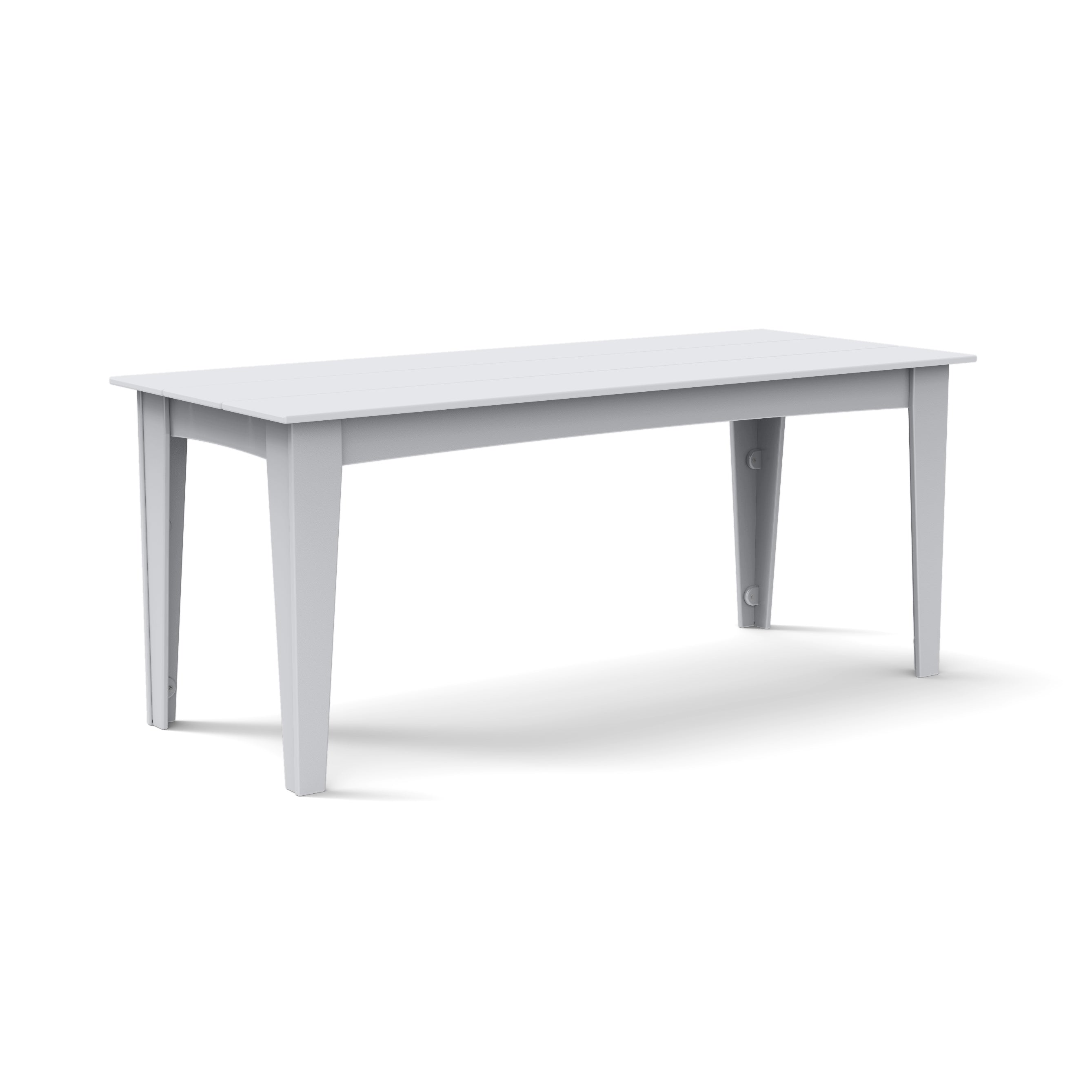 Alfresco dining table in driftwood, 72 inches long, designed to complement Alfresco picnic benches.