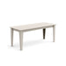 Alfresco dining table in fog finish, 72-inch length for versatile outdoor dining.